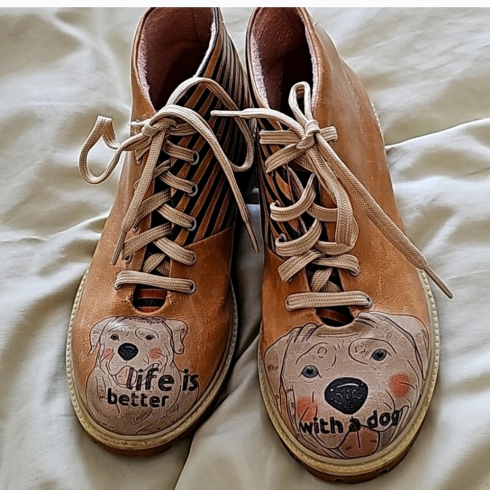 Dogo low rise ankle boots size 8